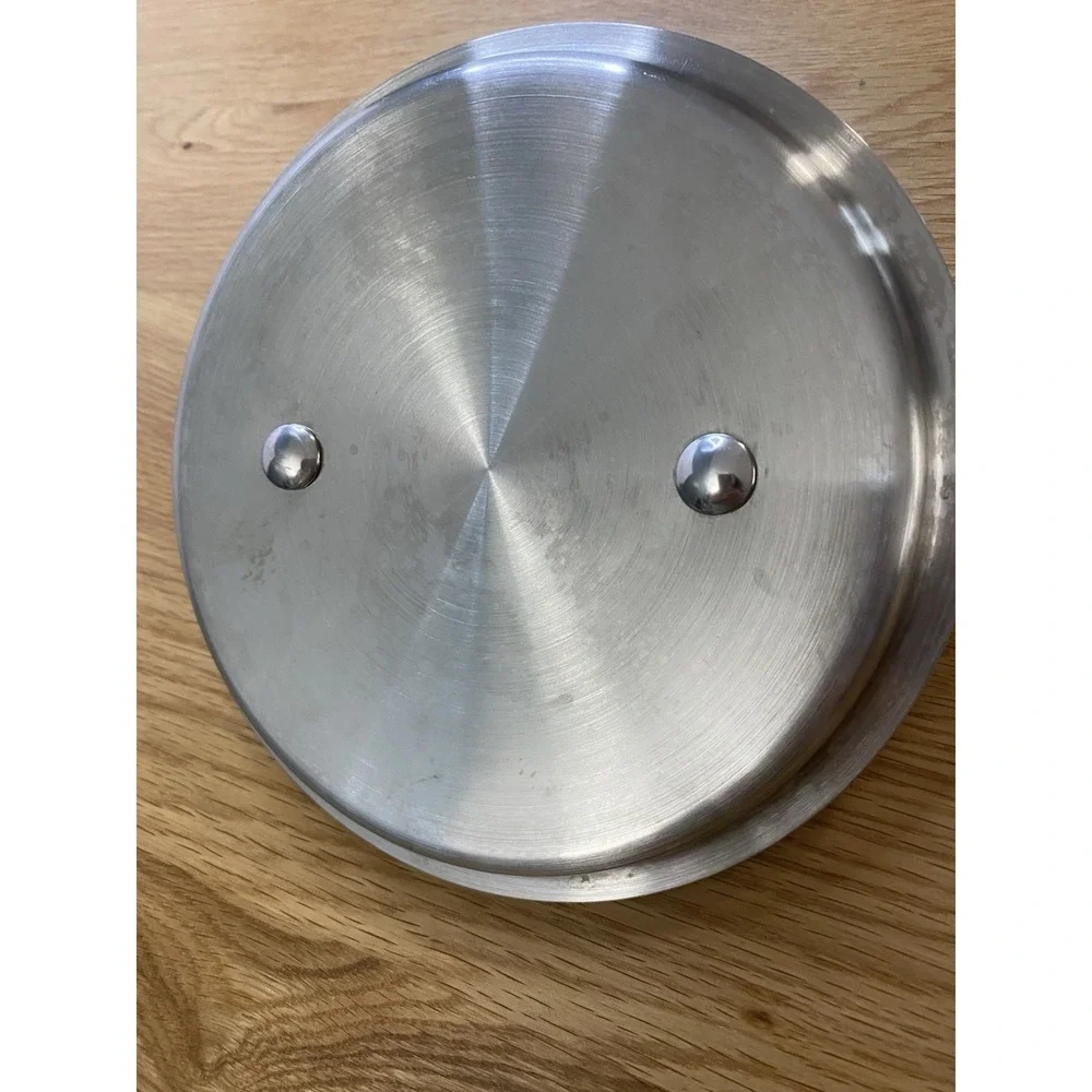 Cuisinart Vintage Stainless Steel Round Replacement Lid 7